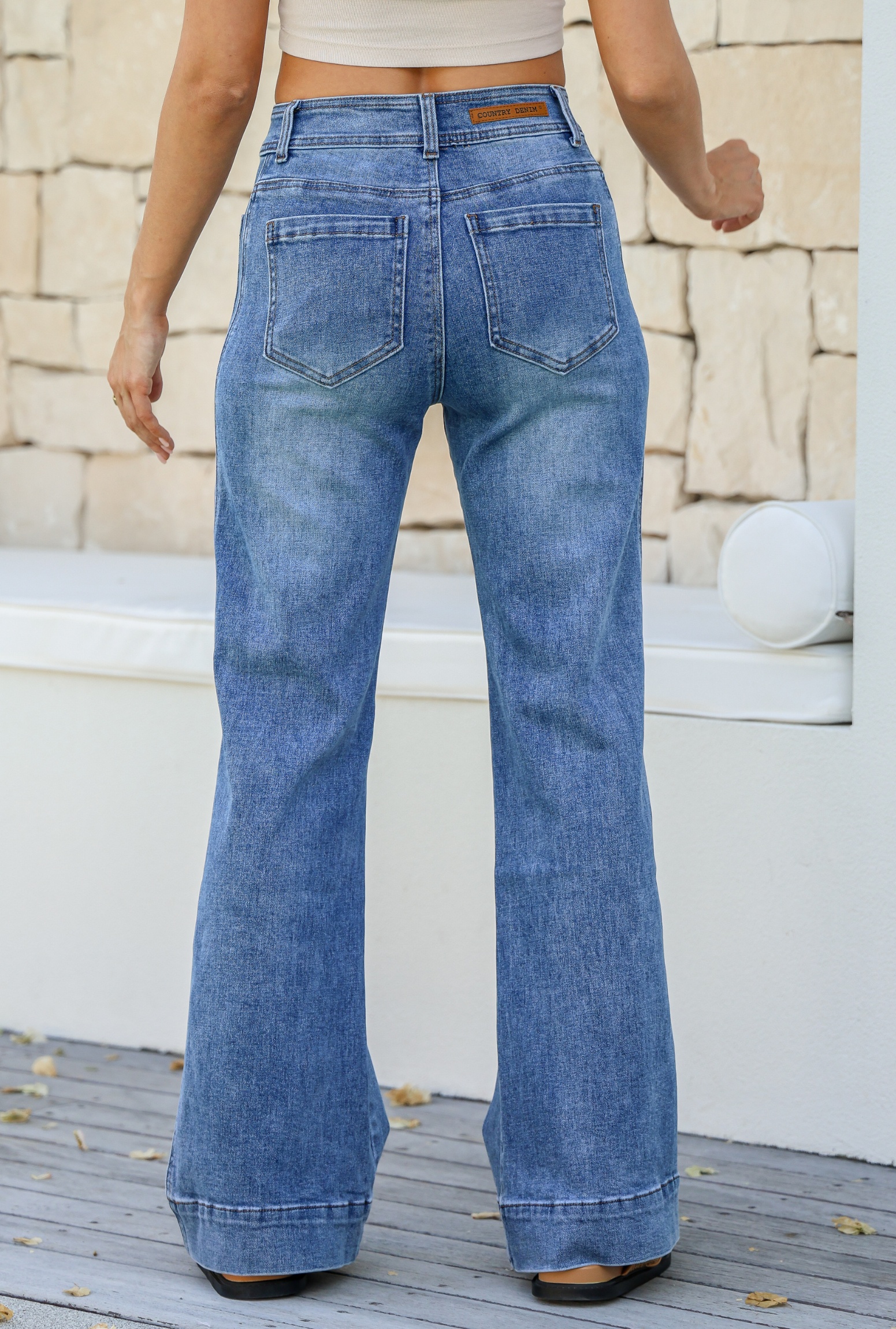 Jimmy Wide Leg - Blue Denim