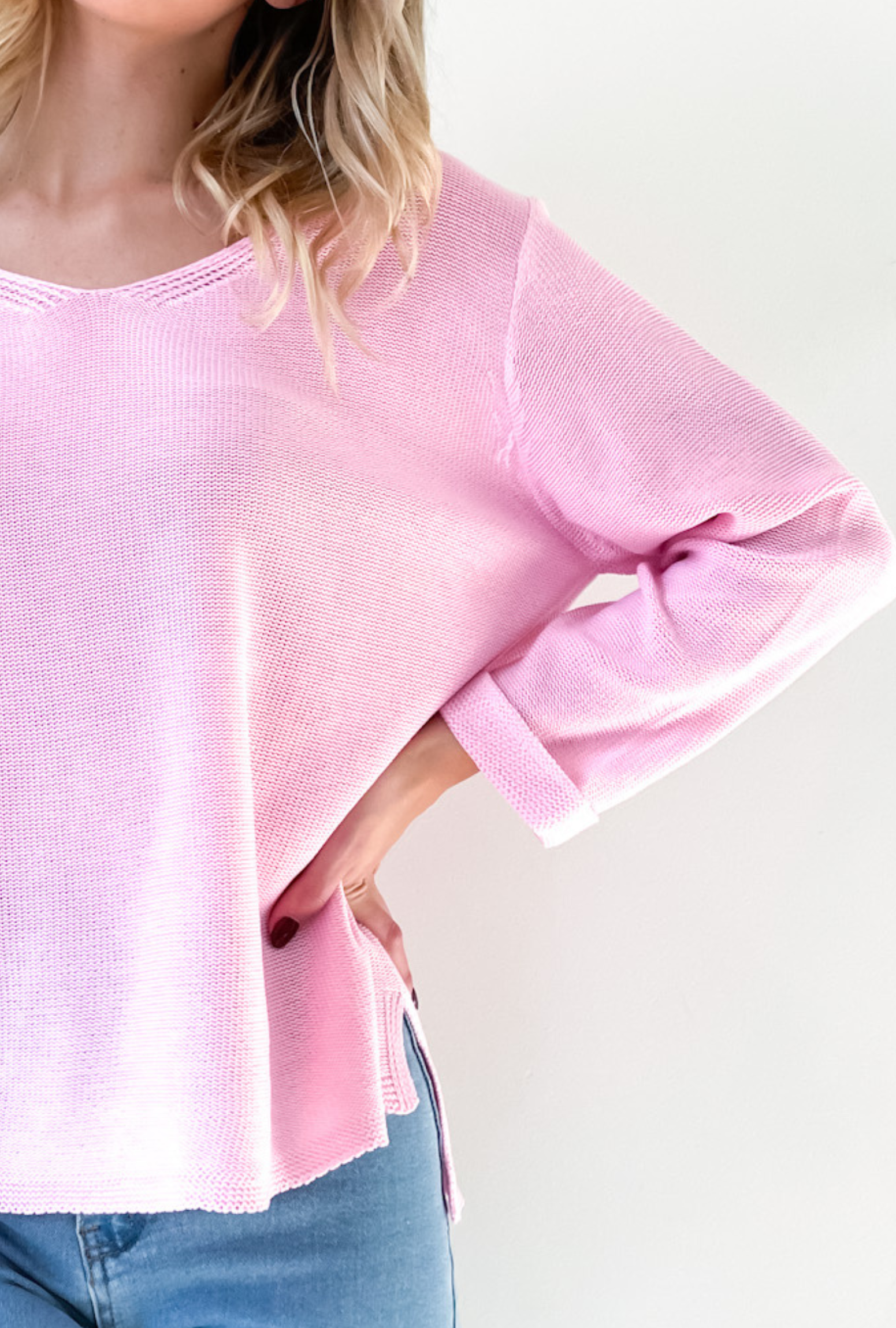 Billie Loop Knit - Pink