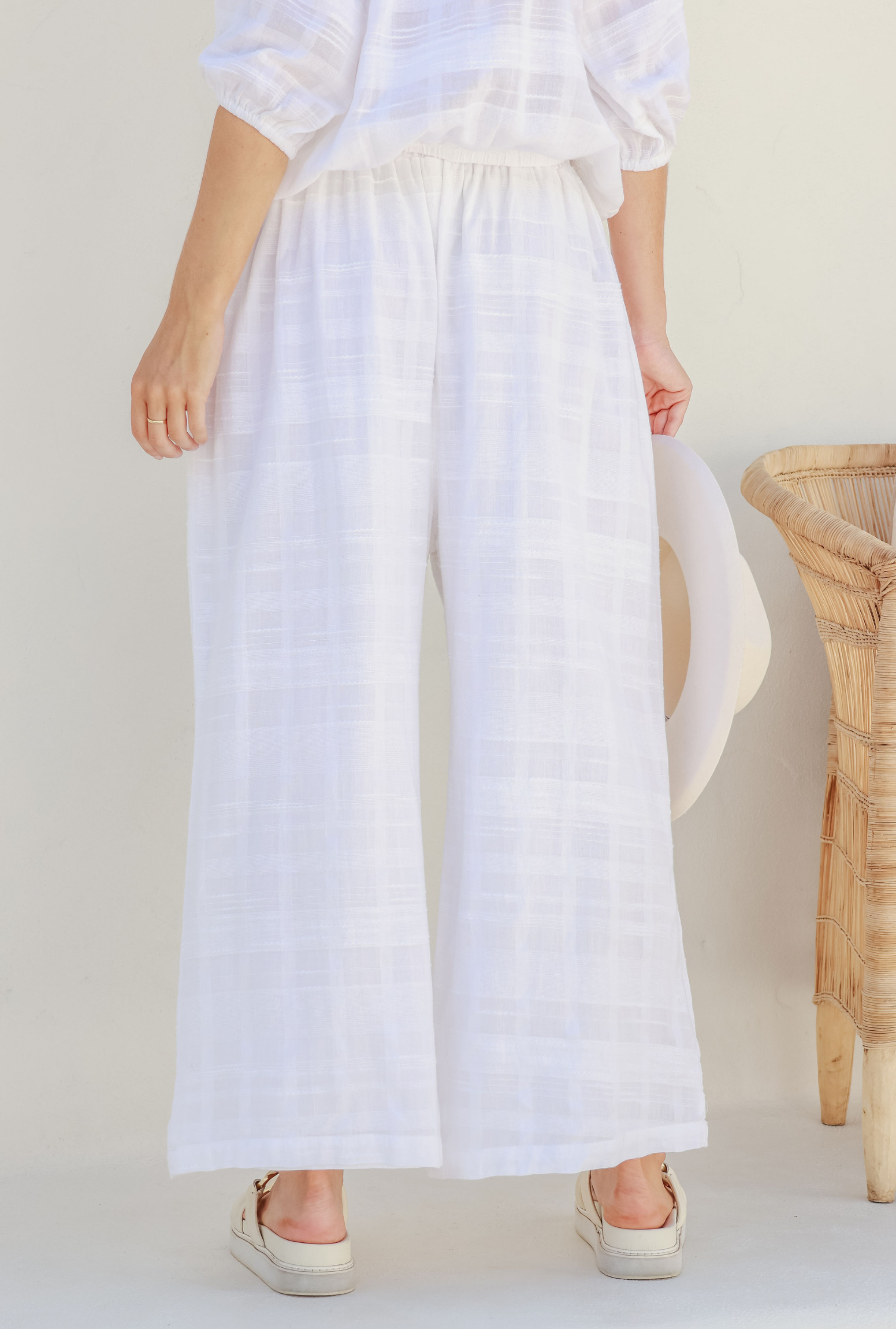 Miss Marlow Pant - White