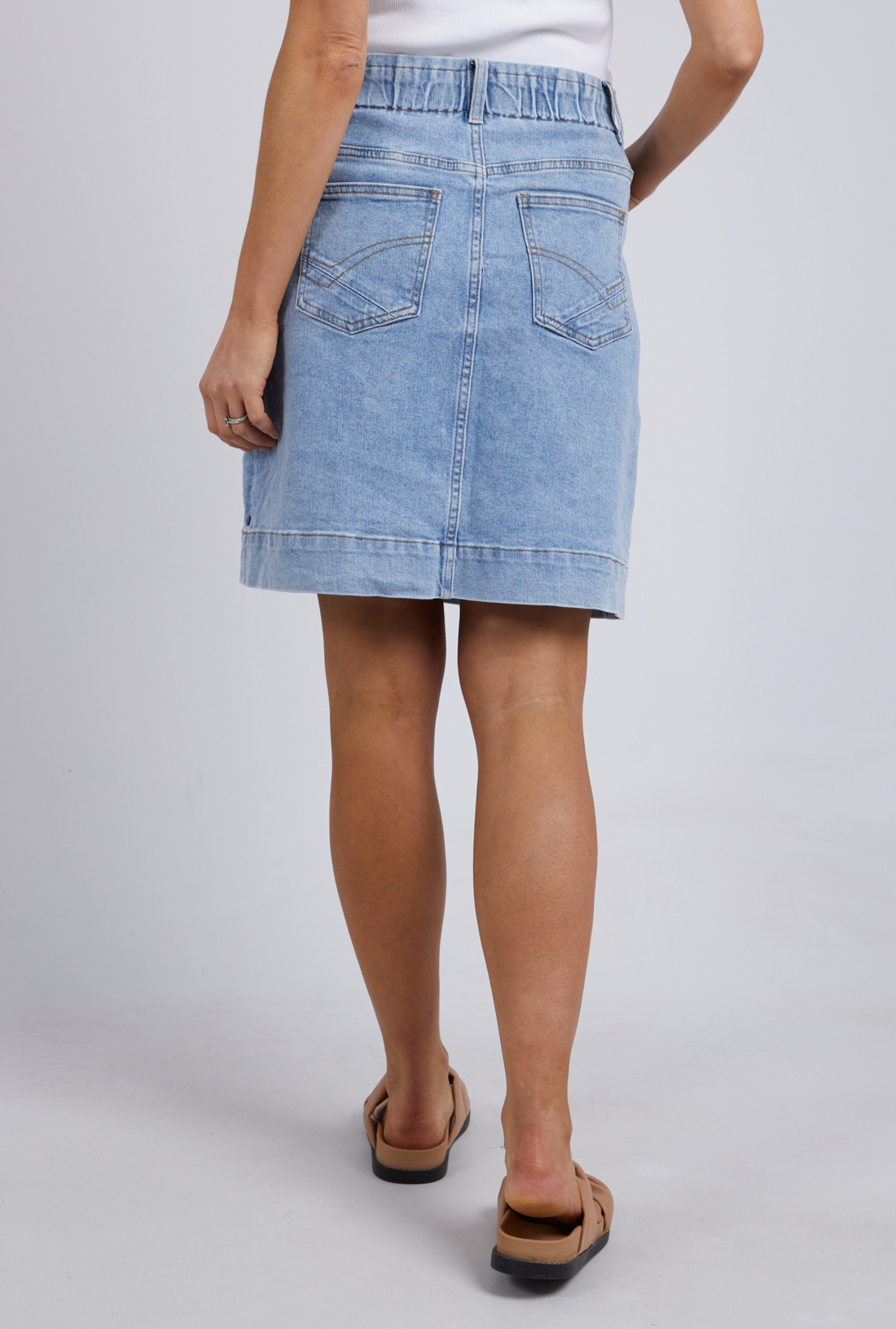 Elm Atlas Denim Skirt