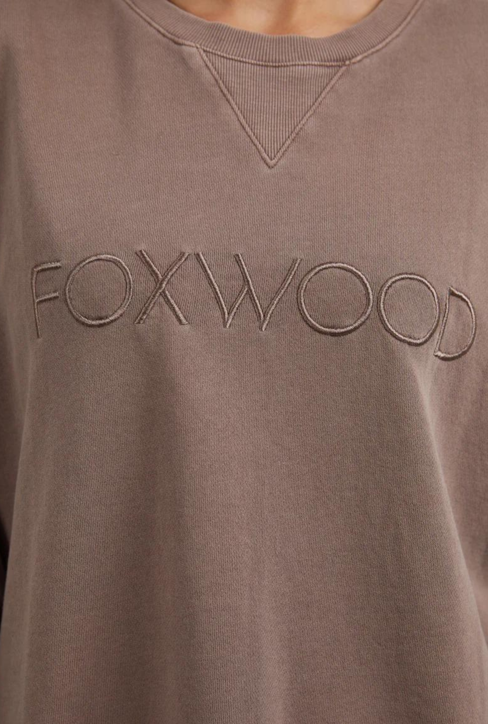 Foxwood Simplified Crew - Brown