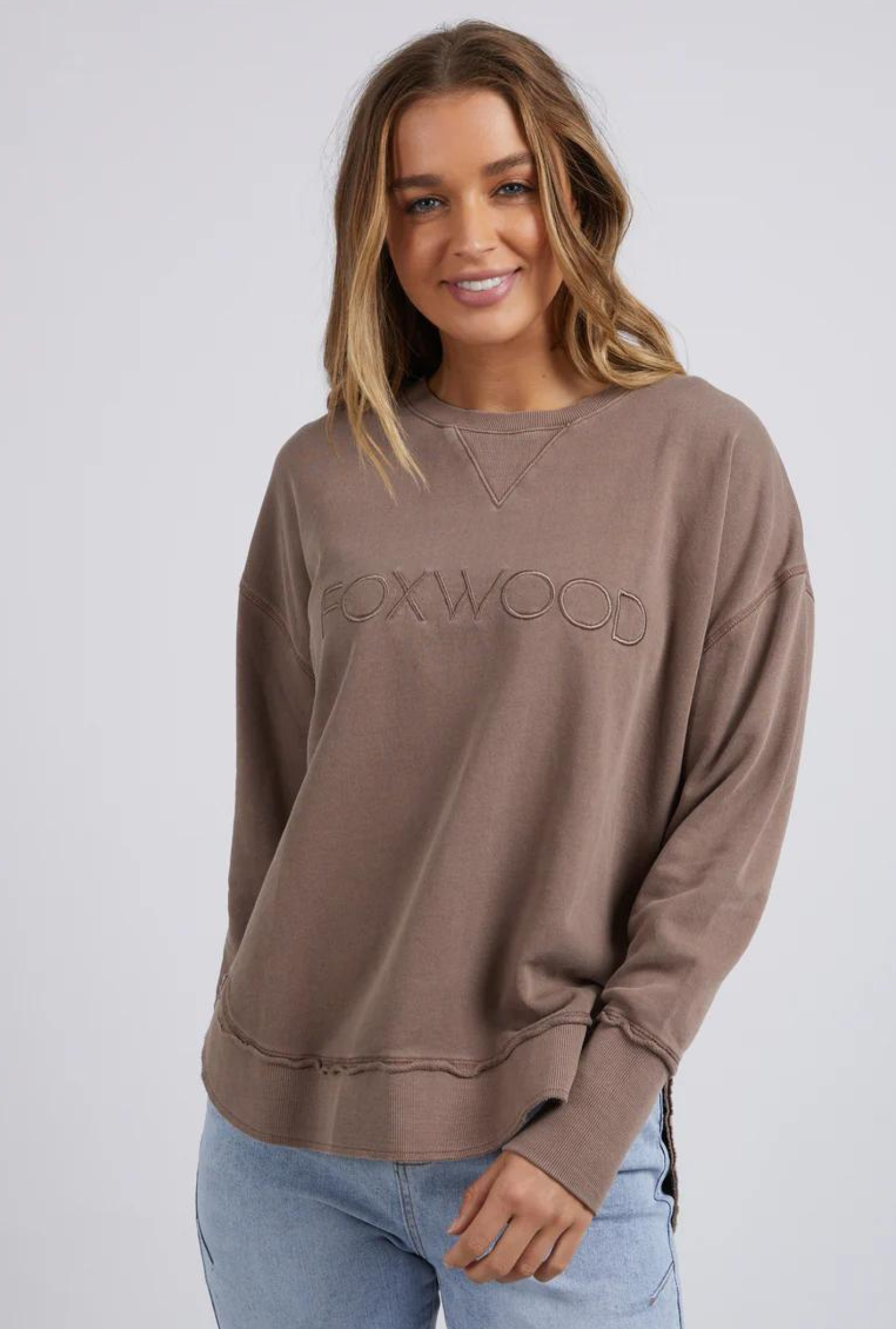 Foxwood Simplified Crew - Brown