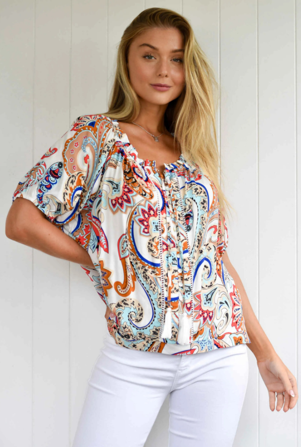 Reece Blouse - Blue