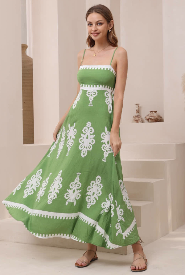 Caitlin Maxi - Green