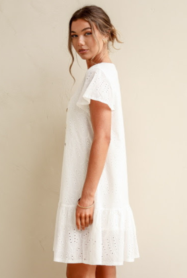 Brodie Dress - White