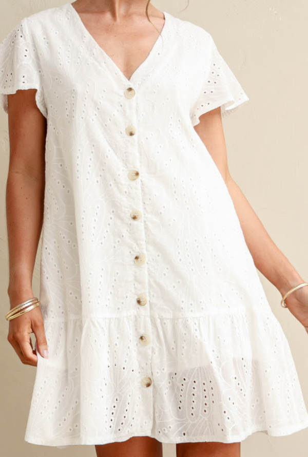 Brodie Dress - White