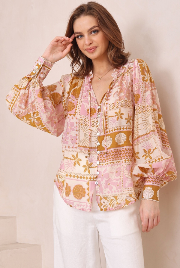 Dimity Shirt - Blush