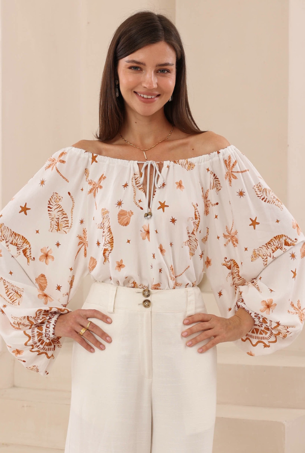 Wilder Blouse - Tan