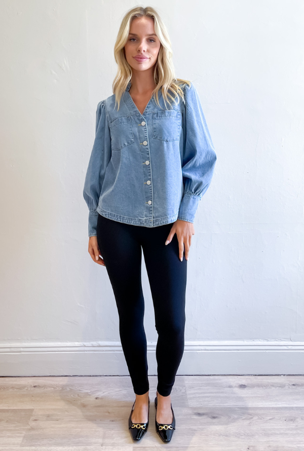 Ryder Denim Shirt - Blue Denim