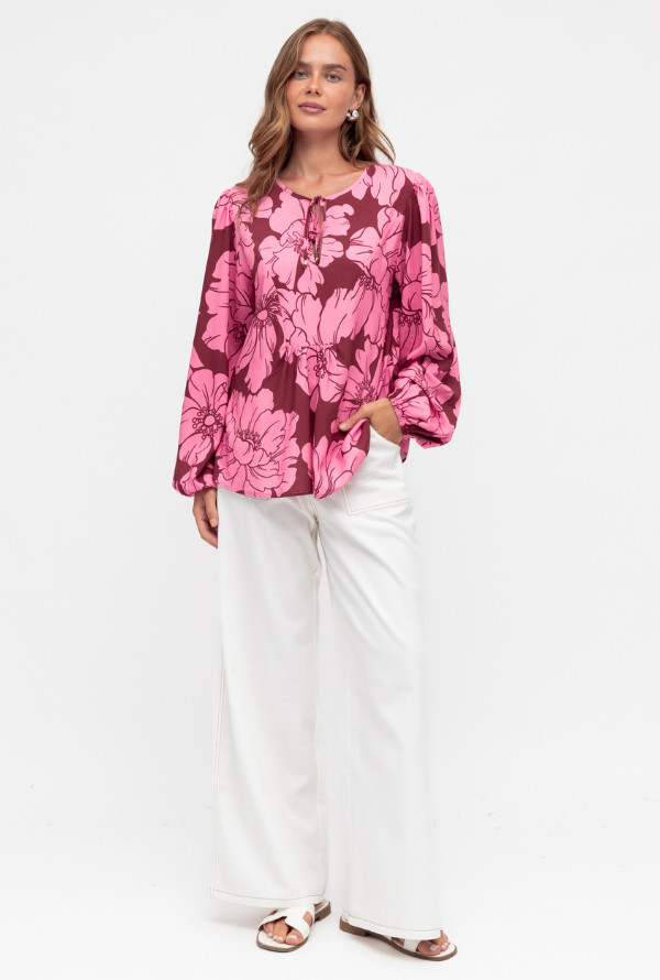 Petunia Blouse - Pink