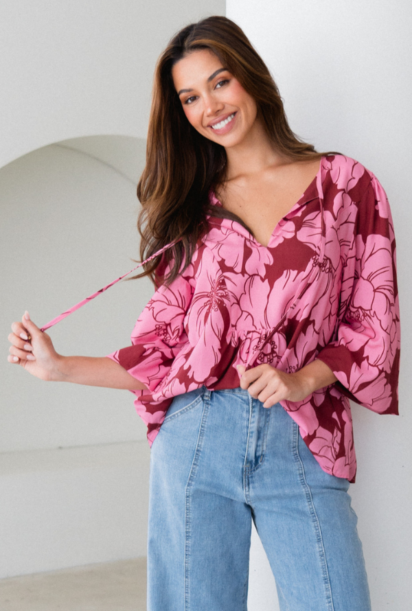 Petunia Blouse - Pink