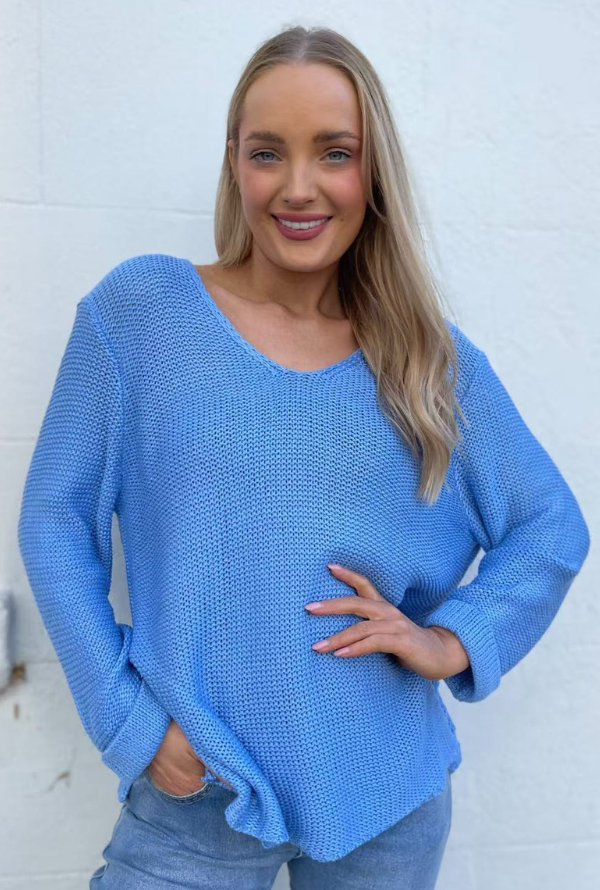 Maddy Knit - Cornflower