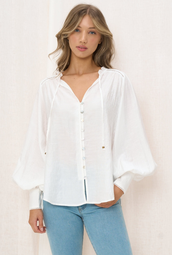 Lotus Shirt - White