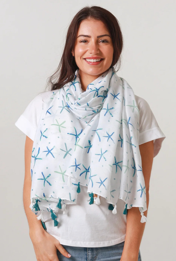 Seaside Scarf - Blue