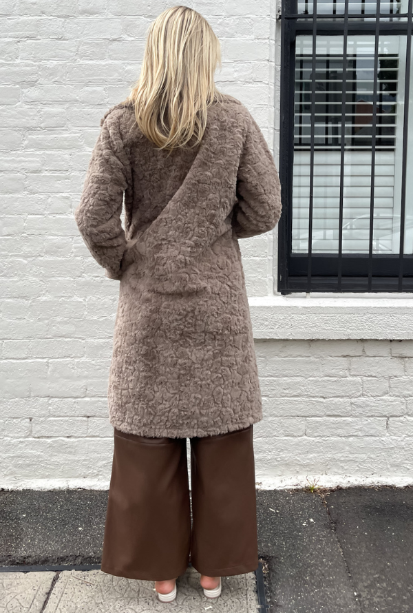 Charlie Teddy Coat - Light Mocha