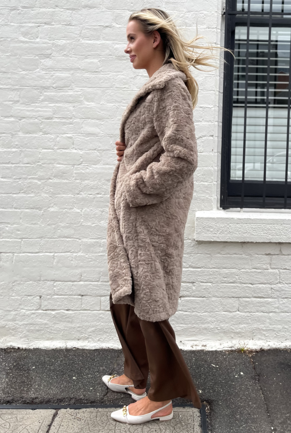 Charlie Teddy Coat - Light Mocha