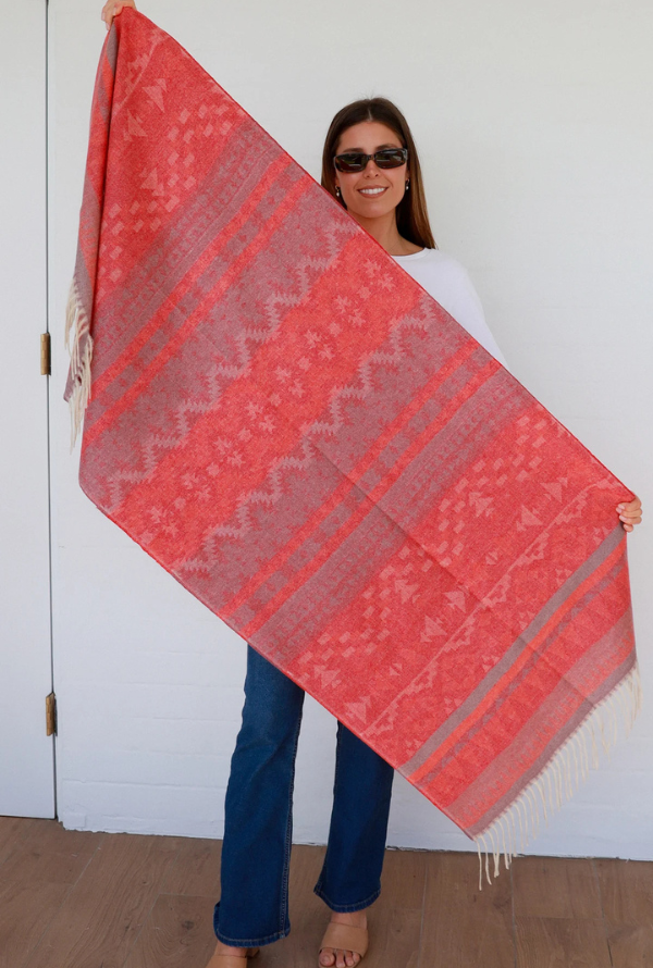 Rue Scarf- Red