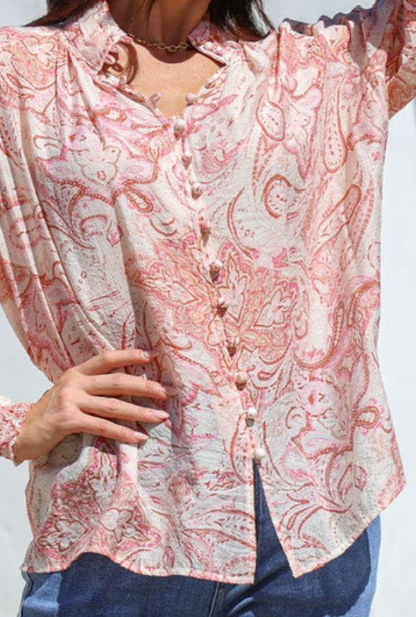 Barcelona Blouse - Pink