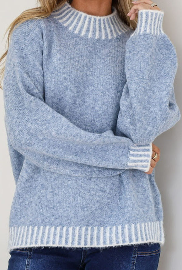Teagan Knit - Blue