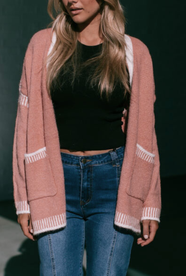 Noah Cardigan - Pink