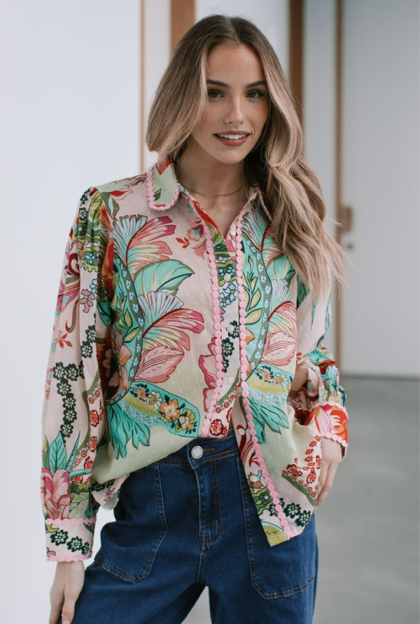 St Tropez Shirt - Blush
