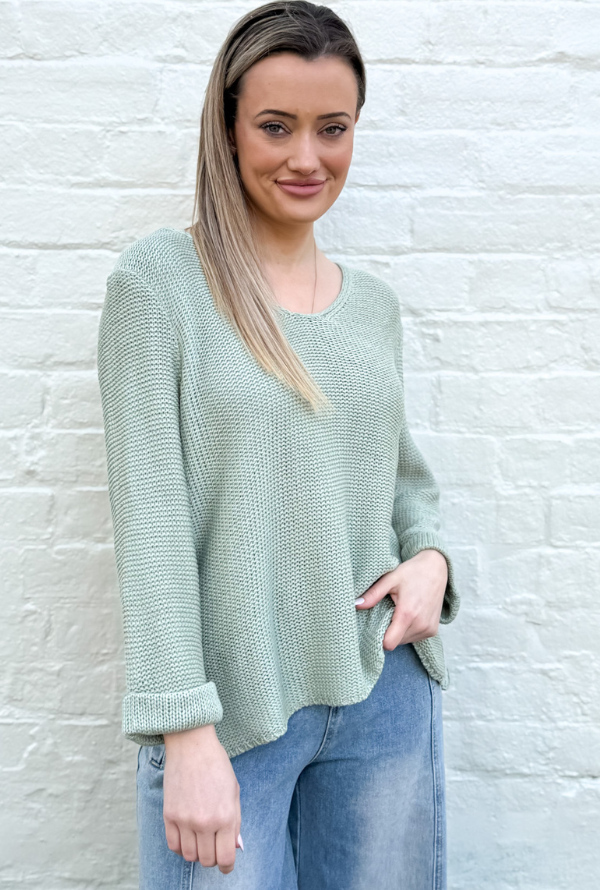 Billie Loop Knit - Sage