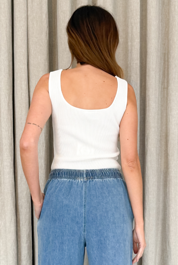 Tia Tank - White