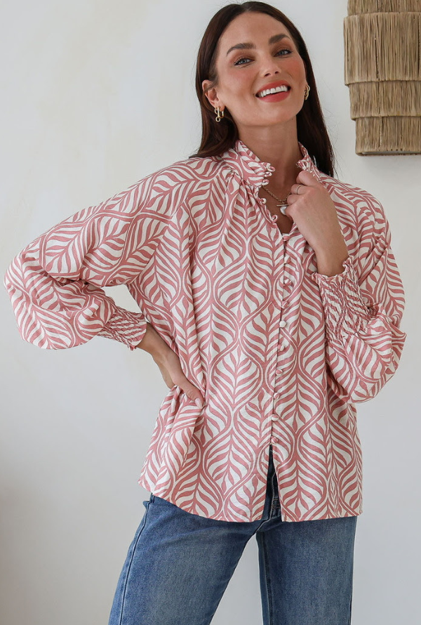 Barcelona Blouse - Pink