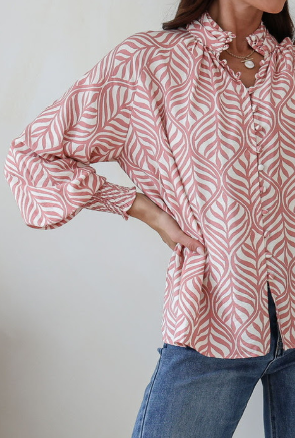Barcelona Blouse - Pink