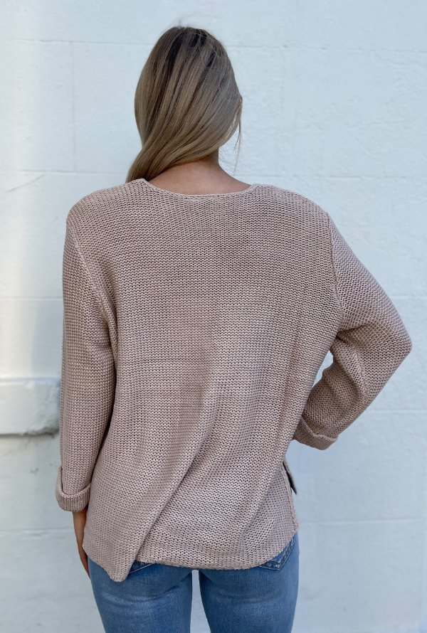 Billie Loop Knit - Mocha