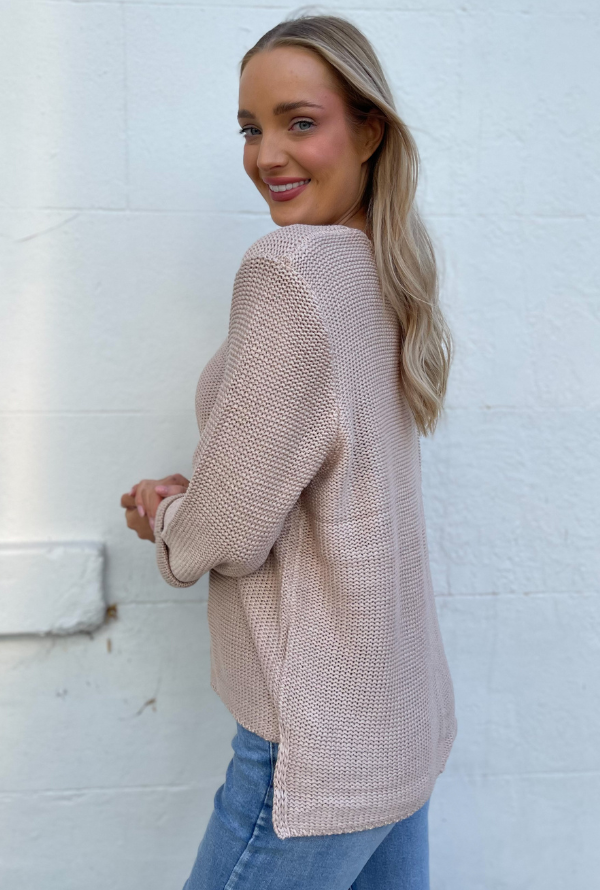 Billie Loop Knit - Mocha