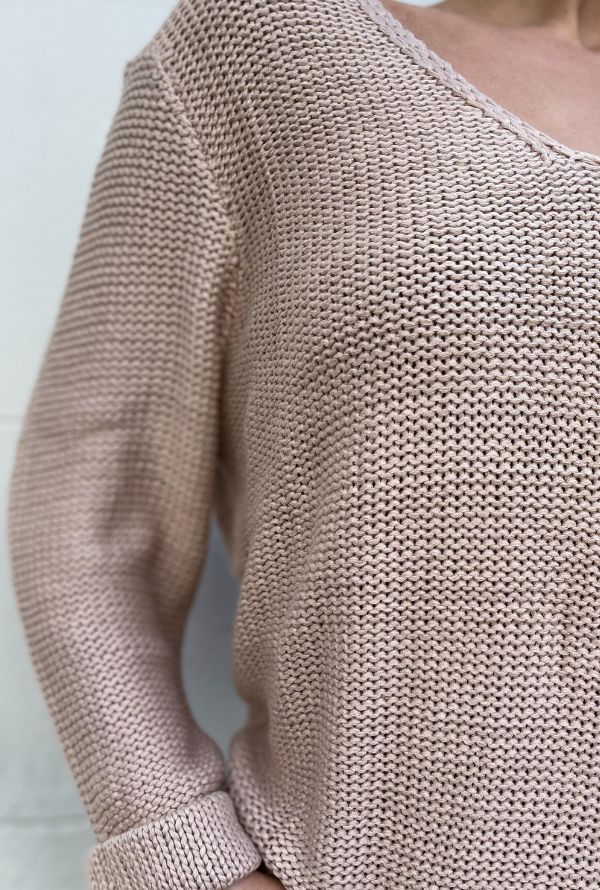 Billie Loop Knit - Mocha