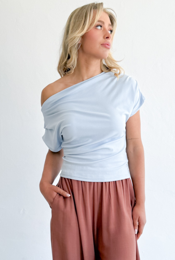 Opal Top - Powder Blue