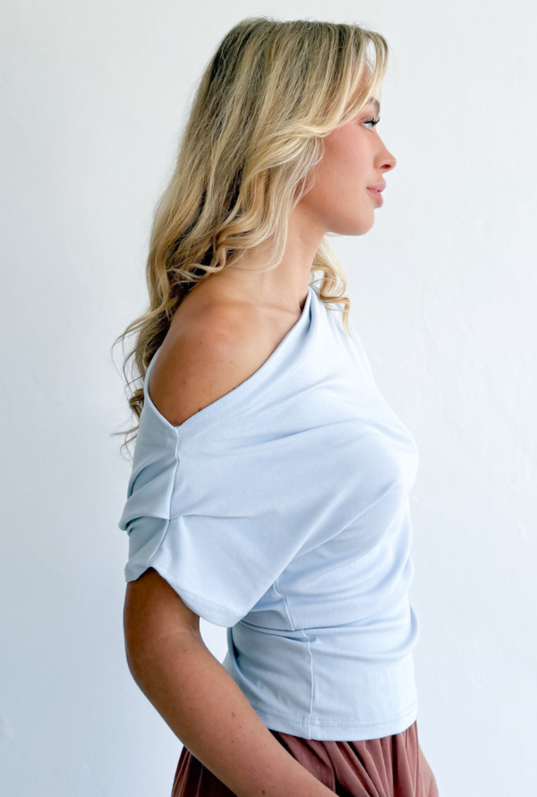 Opal Top - Powder Blue