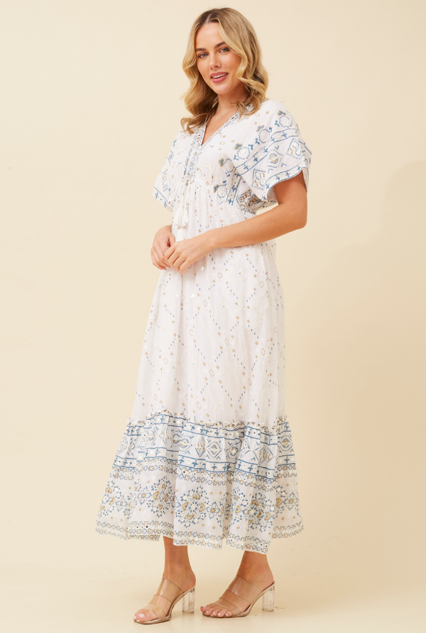 Jenai Maxi Dress - White