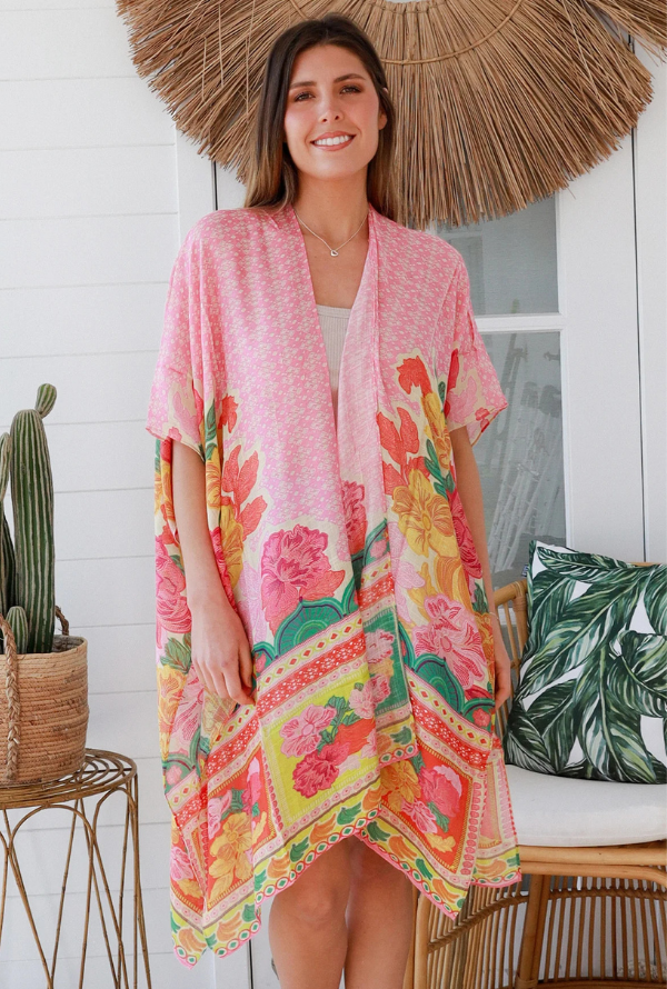 Capri Kimono - Pink