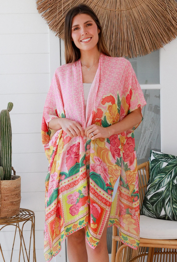 Capri Kimono - Pink