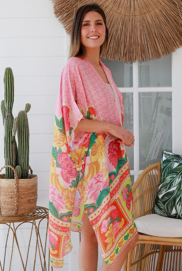 Capri Kimono - Pink