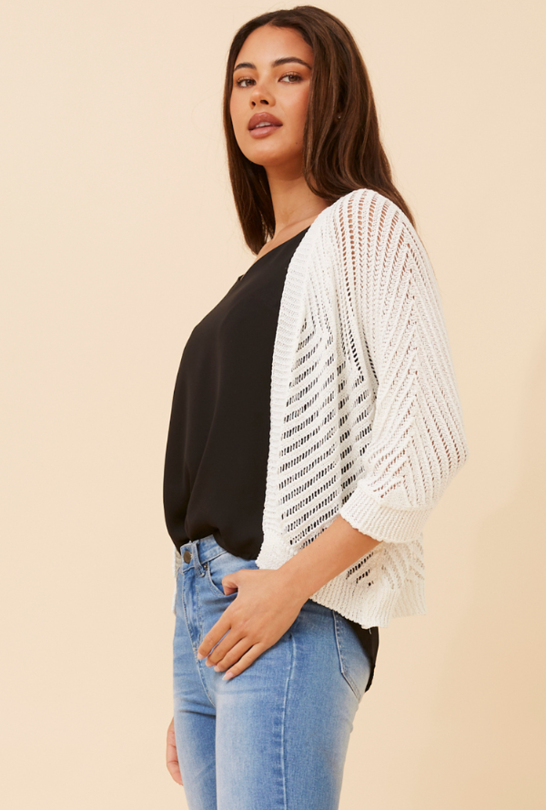 Alina Cardigan - White