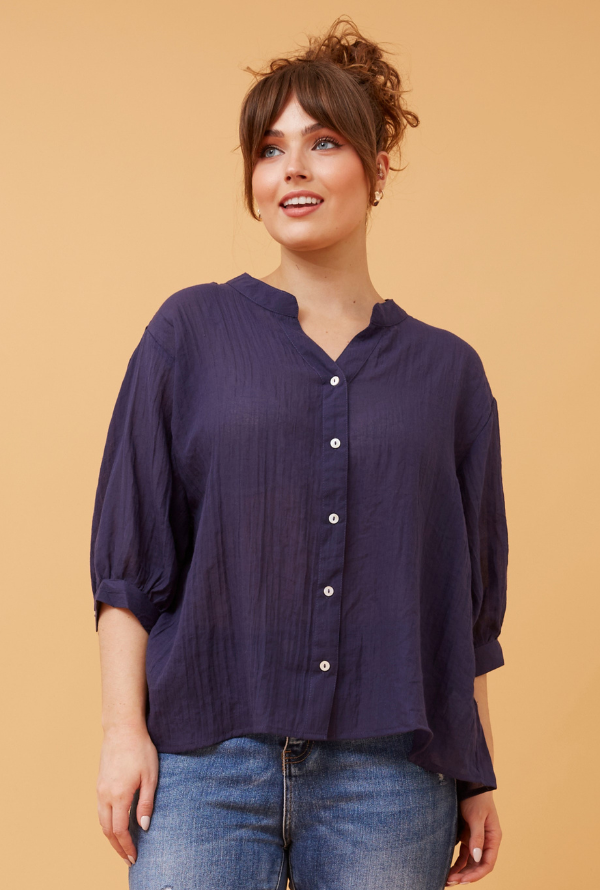 Lumi Shirt - Navy