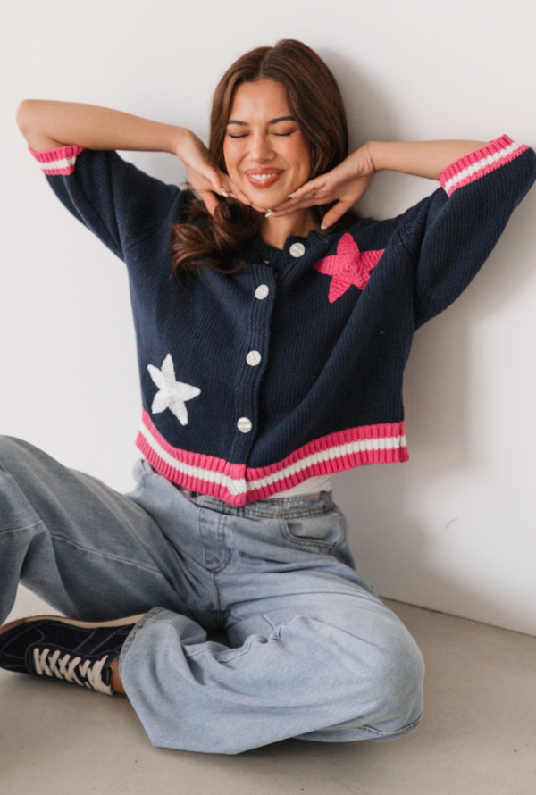 Stella Cardigan - Navy