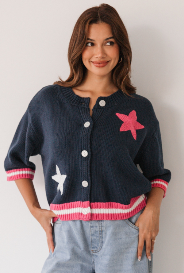 Stella Cardigan - Navy