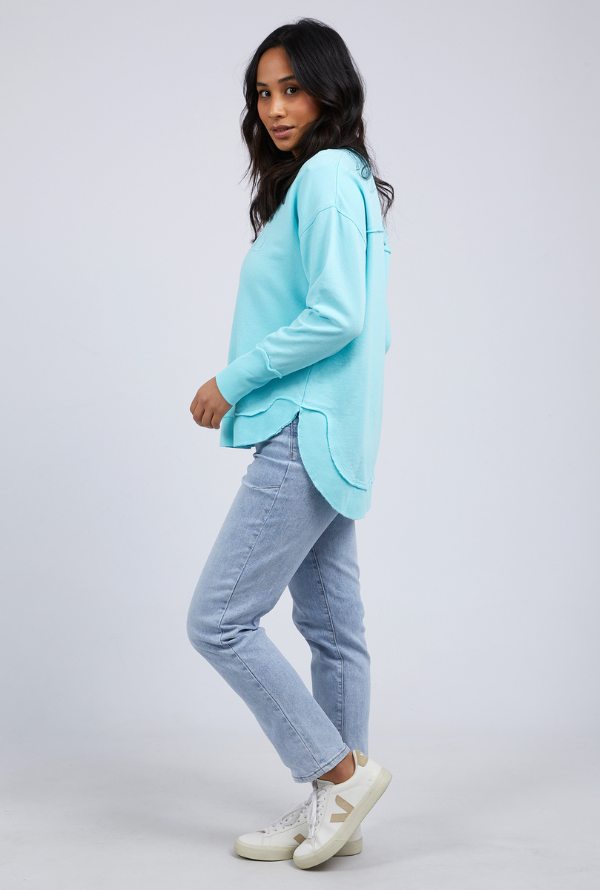 Foxwood Simplified Crew - Light Blue