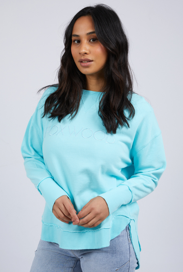 Foxwood Simplified Crew - Light Blue