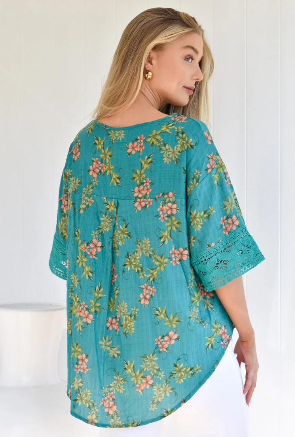 Raia Top - Teal