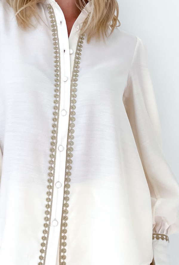 Nova Blouse - Cream