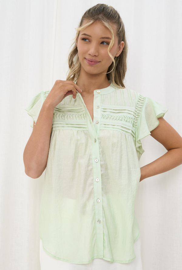 Paige Shirt - Mint