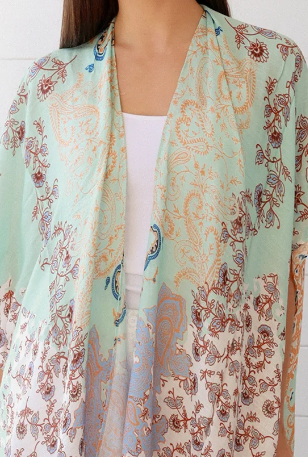 Zimi Kimono - Turquoise