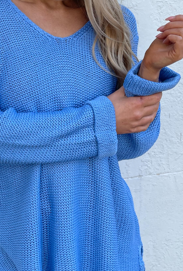 Maddy Knit - Cornflower