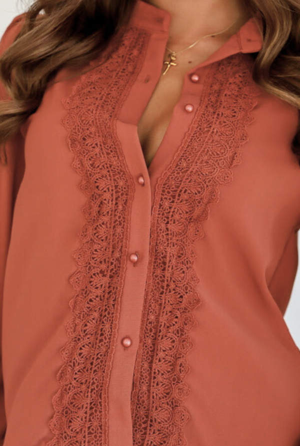 Janine Shirt - Rust